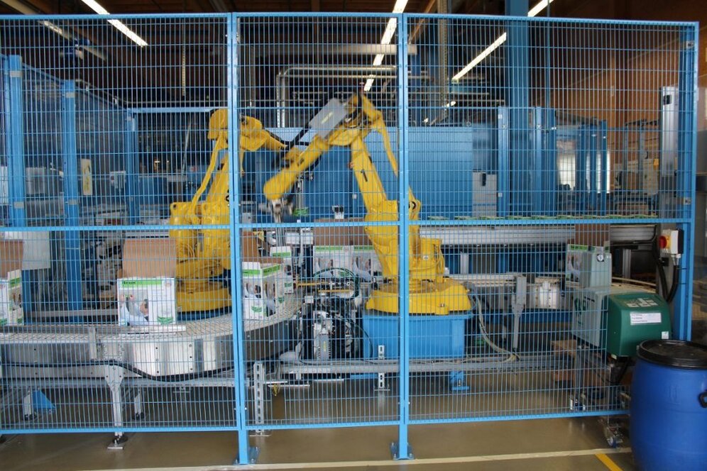 The SIGA factory – with robots developed in-house.